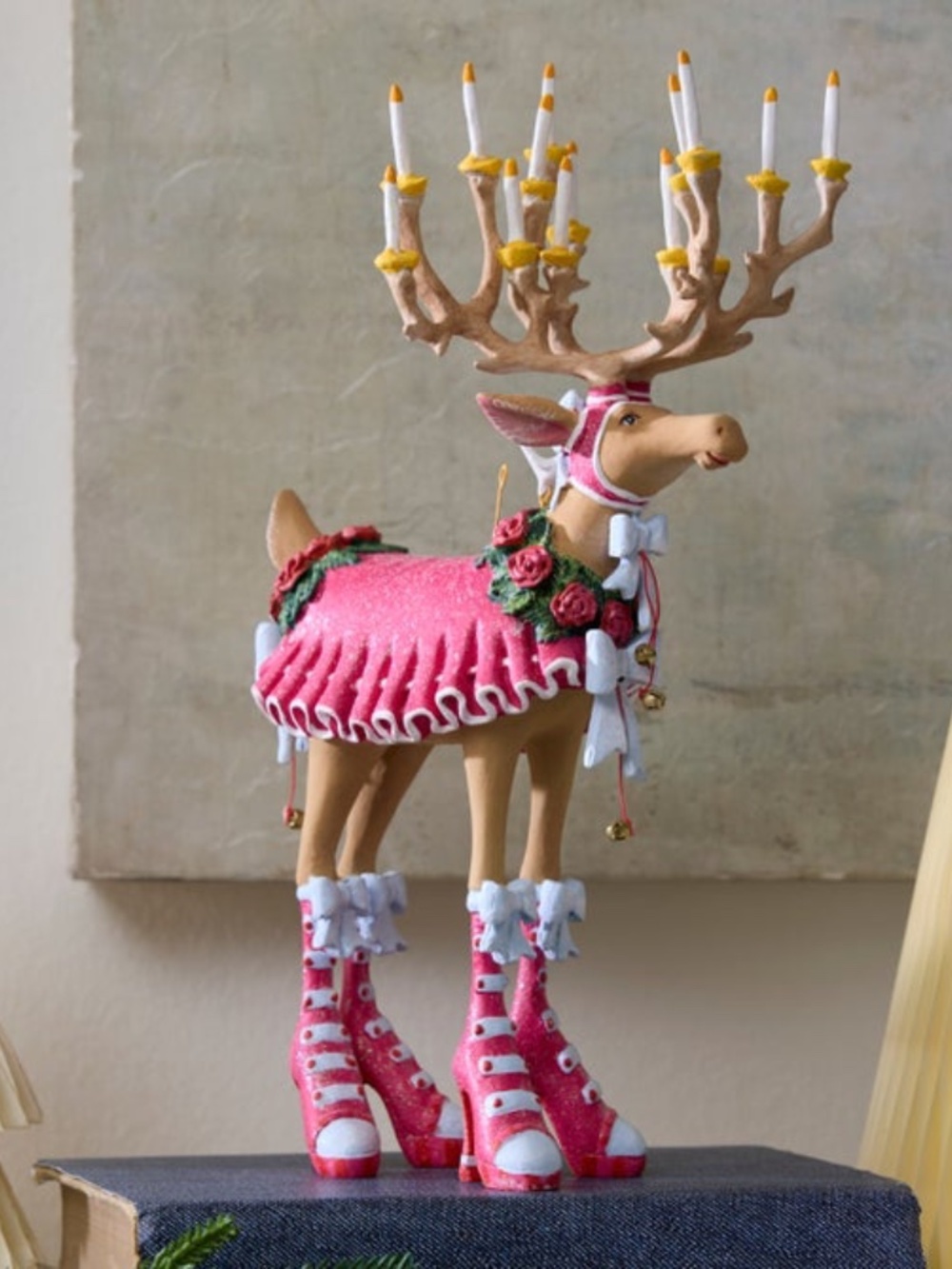 MacKenzie-Childs Patience Brewster Dash Away DONNA Reindeer Figure (LIKE NEW)